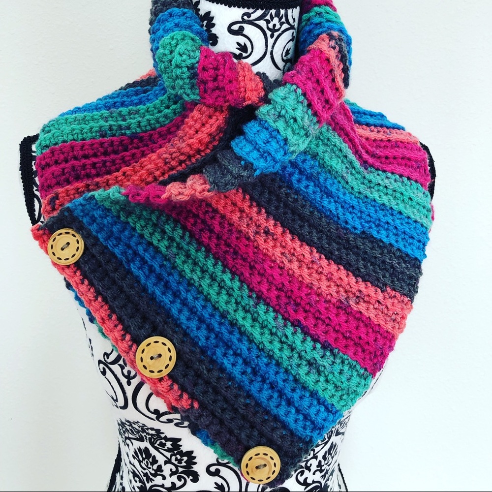 Scarf, neck warmer, handmade.